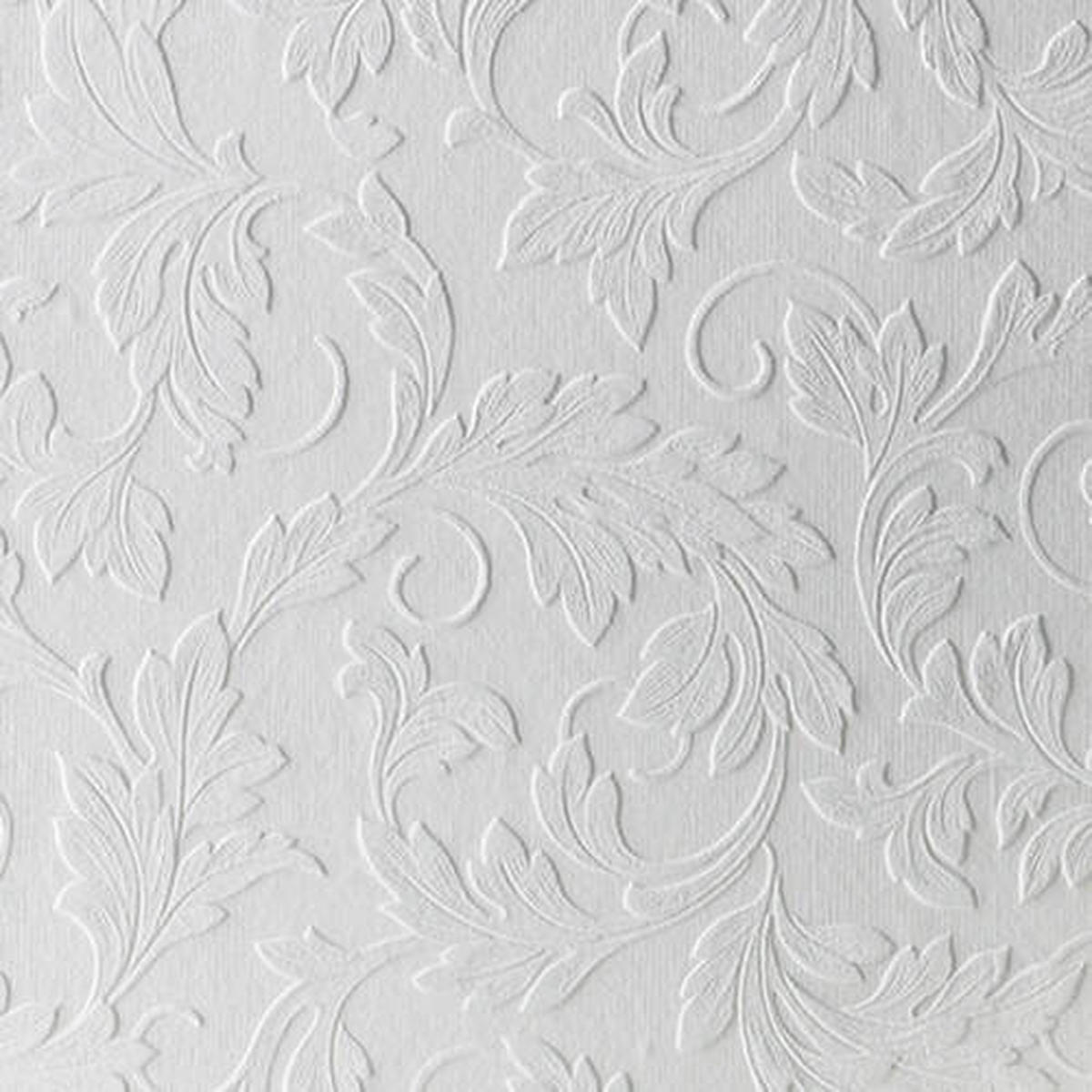 ÜBERSTREICHBARE TAPETE - Weiß, Basics, Papier/Kunststoff (52/1000cm)