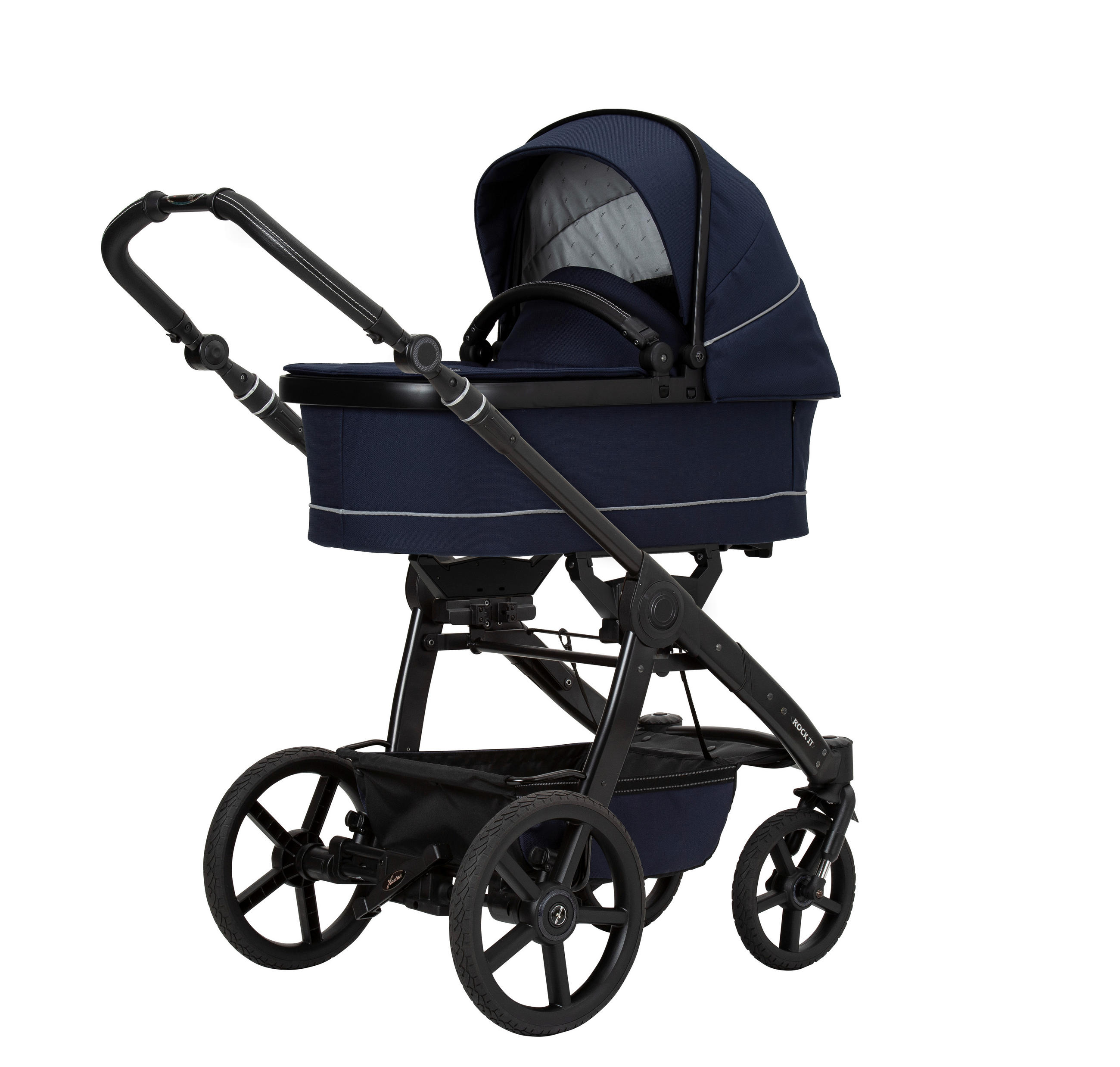 KINDERWAGENSET Outdoor Activity  - Dunkelblau, Basics, Textil (58,5/115/102cm) - Hartan