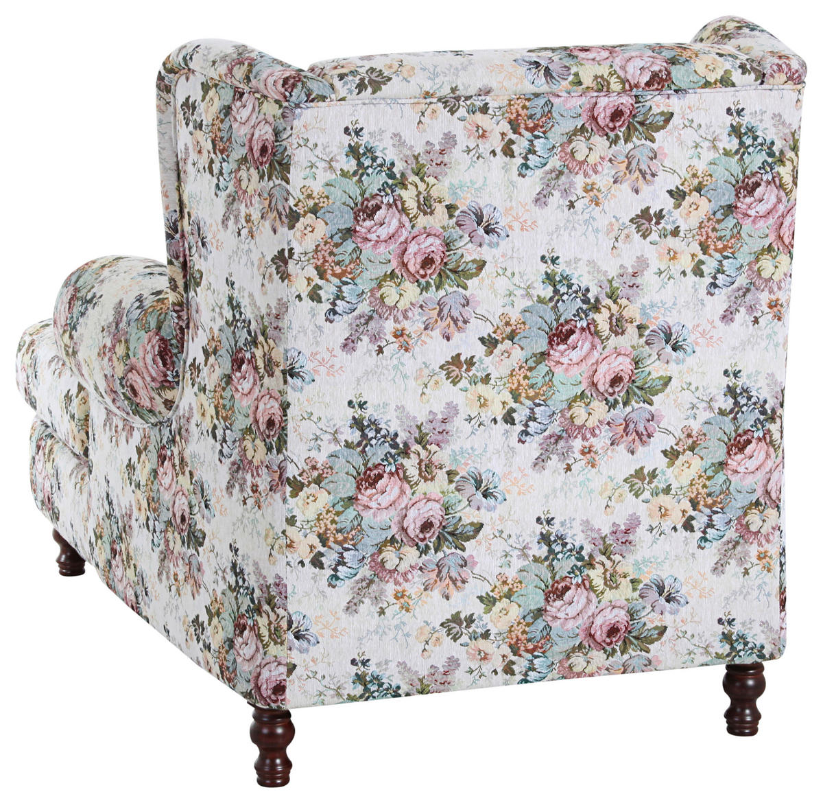 XXL-SESSEL Flachgewebe Rosa    - Nussbaumfarben/Rosa, Design, Holz/Textil (103/103/149cm) - Max Winzer