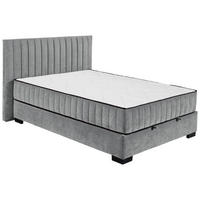 BOXBETT 140/200 cm  in Anthrazit  - Anthrazit/Schwarz, MODERN, Holzwerkstoff/Kunststoff (140/200cm) - MID.YOU