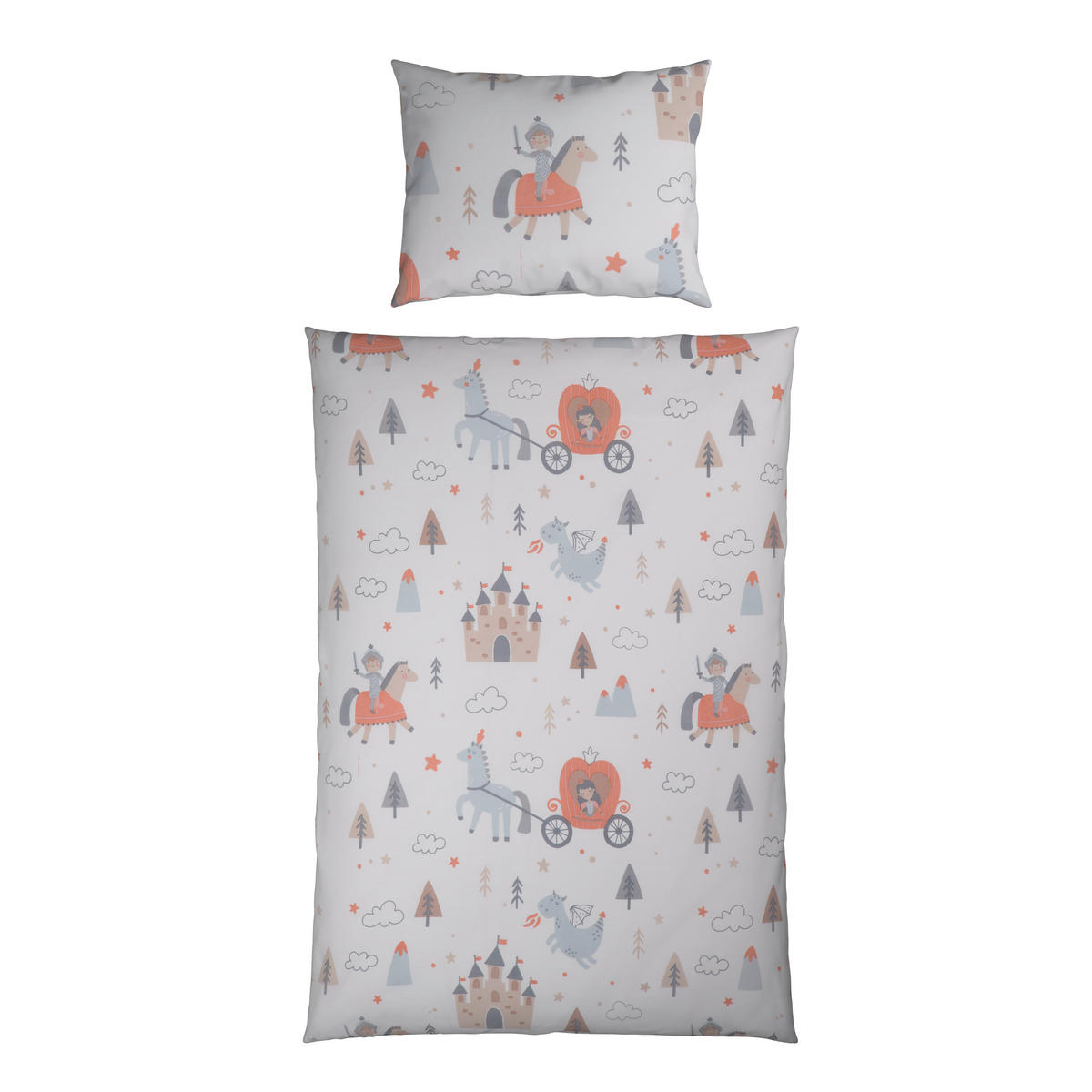 BABYBETTWÄSCHE Webstoff 100/135 cm  - Blau/Braun, Basics, Textil (100/135cm) - Avelia