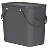 KÔŠ NA ODPADKY  25 l - antracitová, Basics, plast (23,5/34/40cm) - Rotho