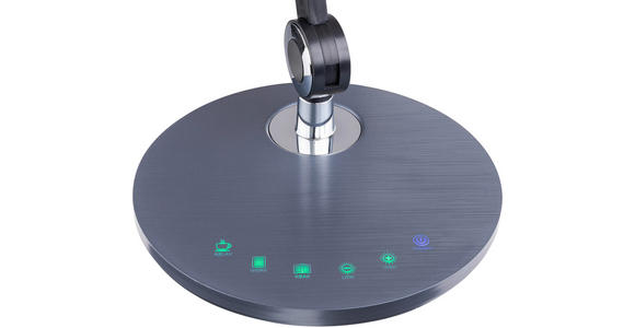 LED-SCHREIBTISCHLEUCHTE 20/49/20 cm   - Schwarz, Design, Kunststoff (20/49/20cm) - Novel