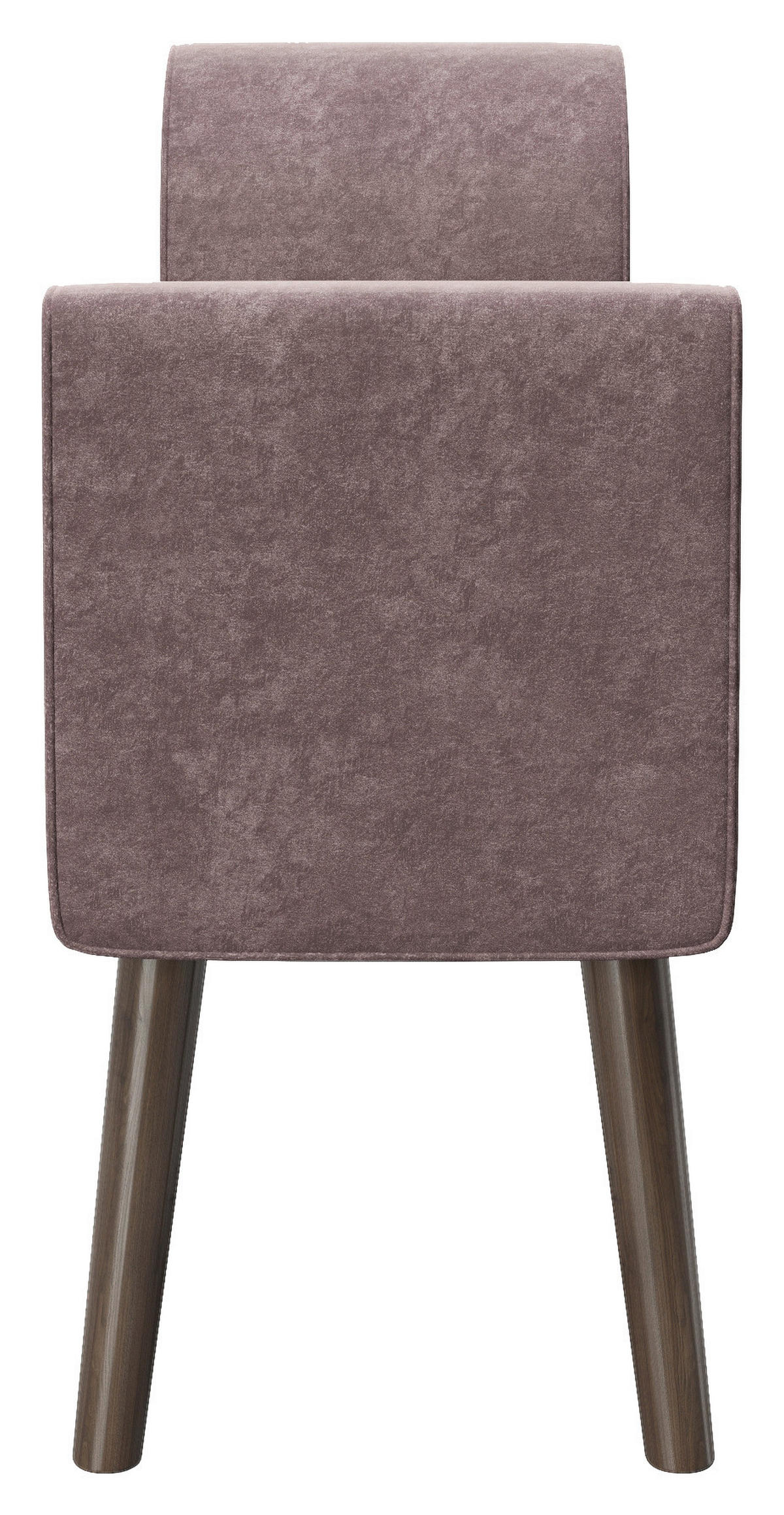 KLOP BREZ NASLONA, tekstil roza  - roza/barva oreha, Moderno, tekstil/les (92,7/54,5/30cm) - Playboy