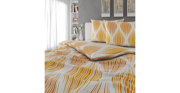 BETTWÄSCHE Satin 200/200 cm  - Gelb, Textil (200/200cm) - Novel