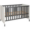 GITTERBETT Milan 144/78/93 cm  - Anthrazit/Grau, Basics, Holz/Holzwerkstoff (144/78/93cm) - Jimmylee