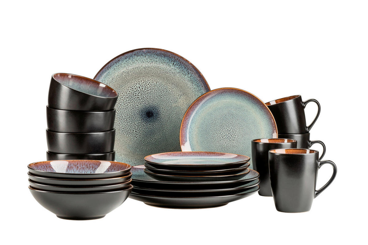 KOMBISERVICE 20-teilig 4 Personen  - Basics, Keramik - Mäser
