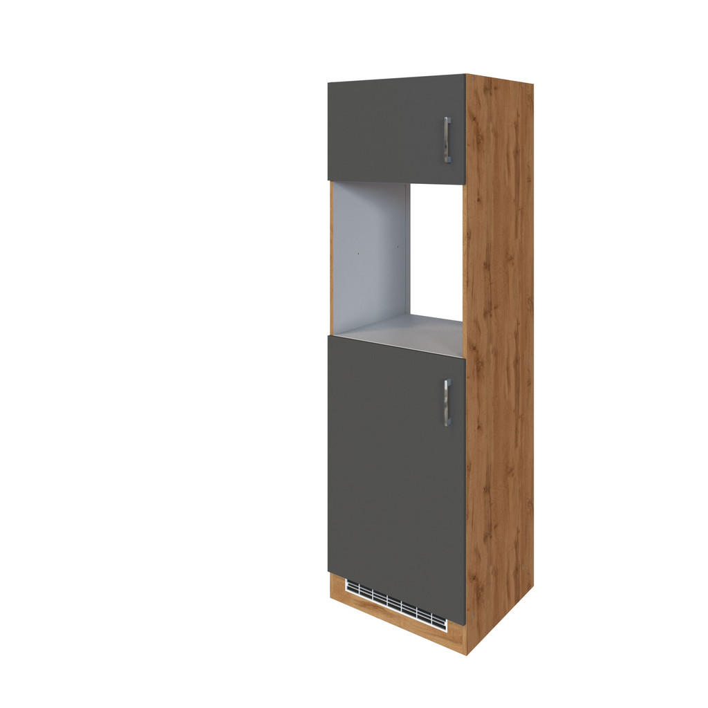 Backofen-/kühlschrank- Umbauschrank B: 60cm Anthrazit