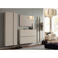 GARDEROBE 5-teilig  in 220/185/33 cm  - Taupe, Design, Glas/Holzwerkstoff (220/185/33cm) - Moderano