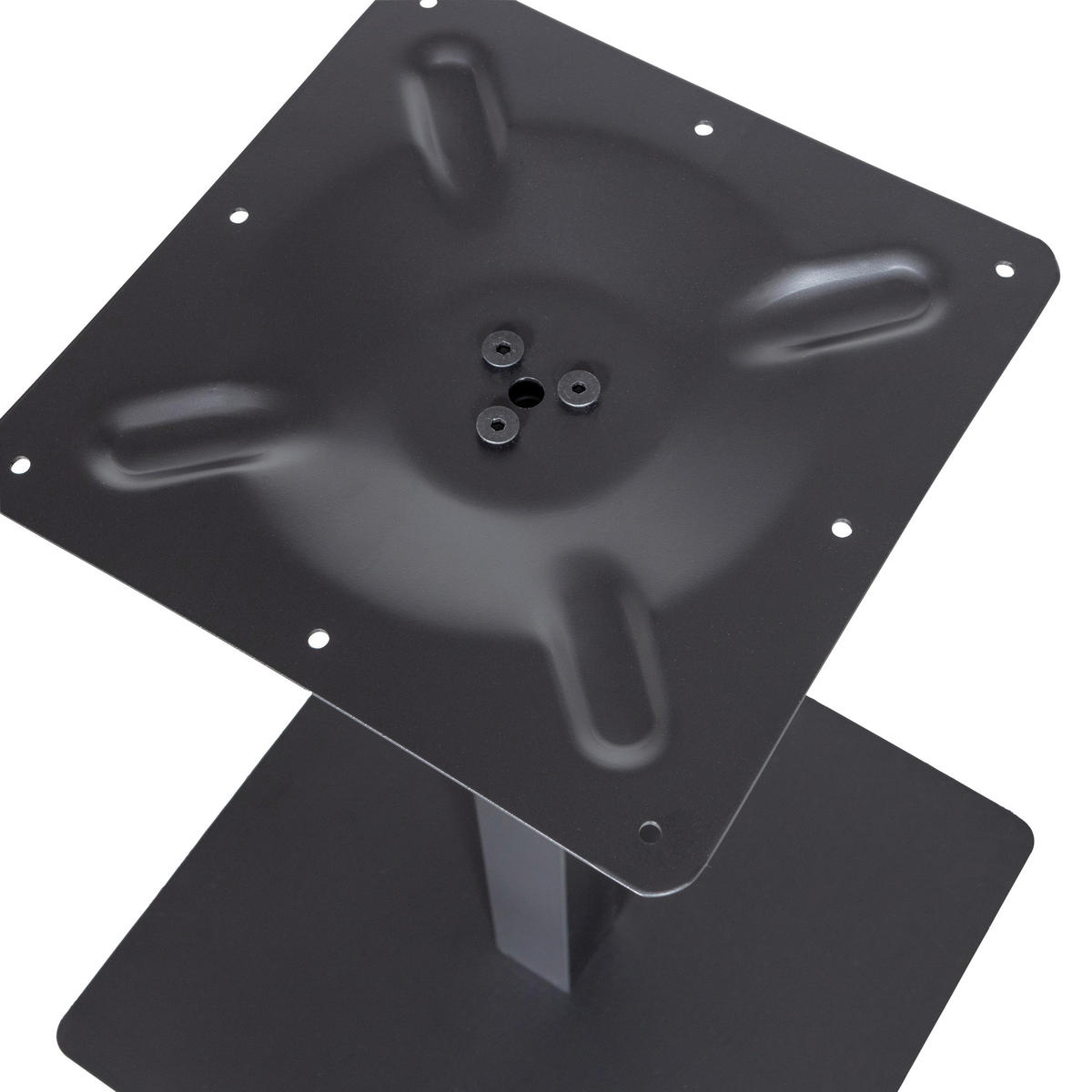 TISCHGESTELL in Metall 50/50/72 cm   - Schwarz, MODERN, Metall (50/50/72cm) - Livetastic