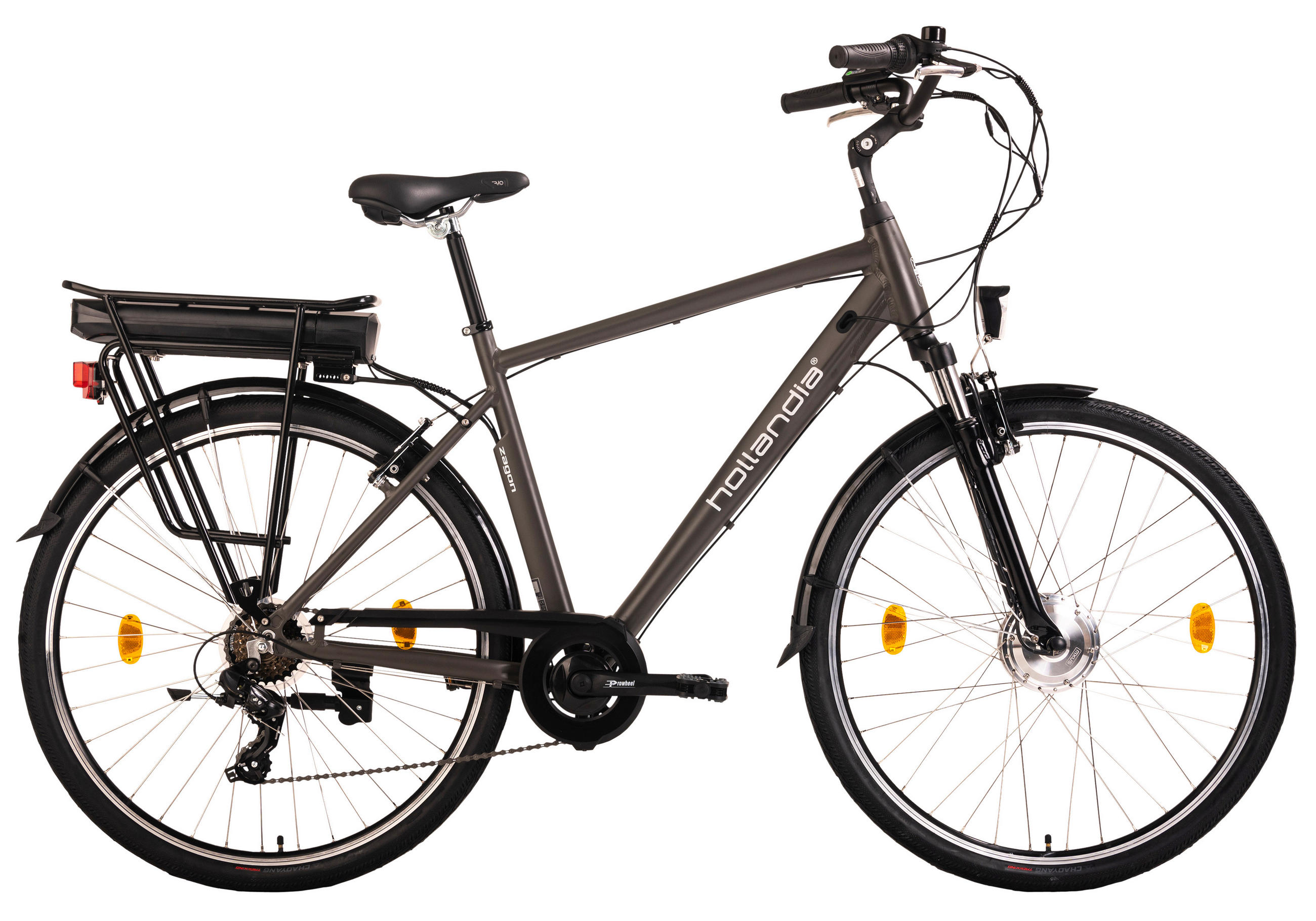 ELEKTROFAHRRAD - Grau, Basics, Metall (21/116/188cm) - Atrigo