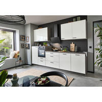 KUCHYNSKÝ BLOK BEZ SPOTREBIČO - sivý dub/čierna, Modern, kov/kompozitné drevo - Welnova