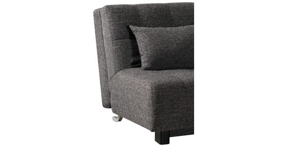 SCHLAFSOFA in Anthrazit  - Anthrazit/Schwarz, Design, Textil/Metall (145/92/102cm) - Novel