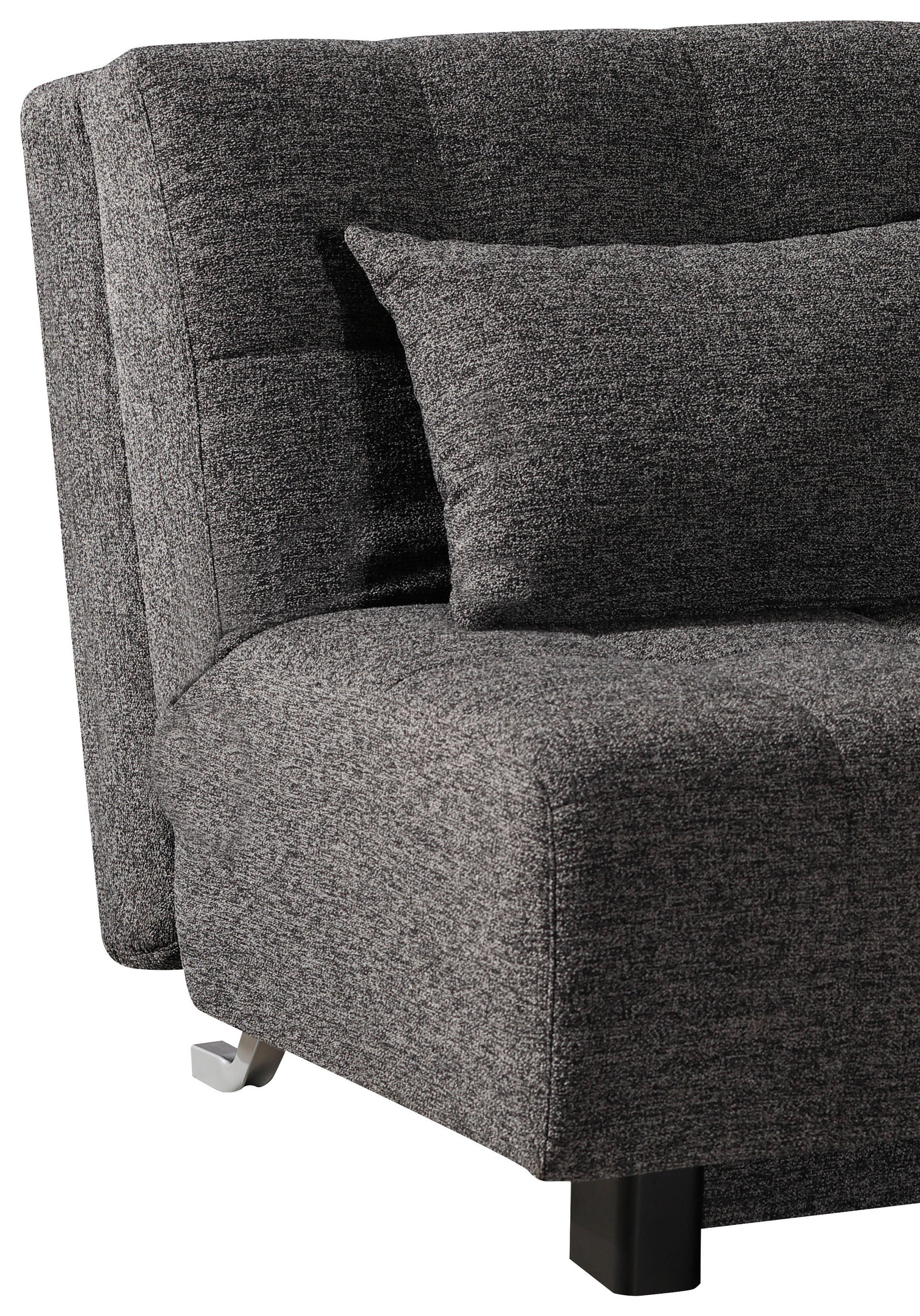 Thumbnail - Novel Schlafsofa, Anthrazit, Textil, Uni, 2-Sitzer, 145x92x102 cm, Stoffauswahl, Schlafen auf Sitzhöhe, Kinder- & Jugend...