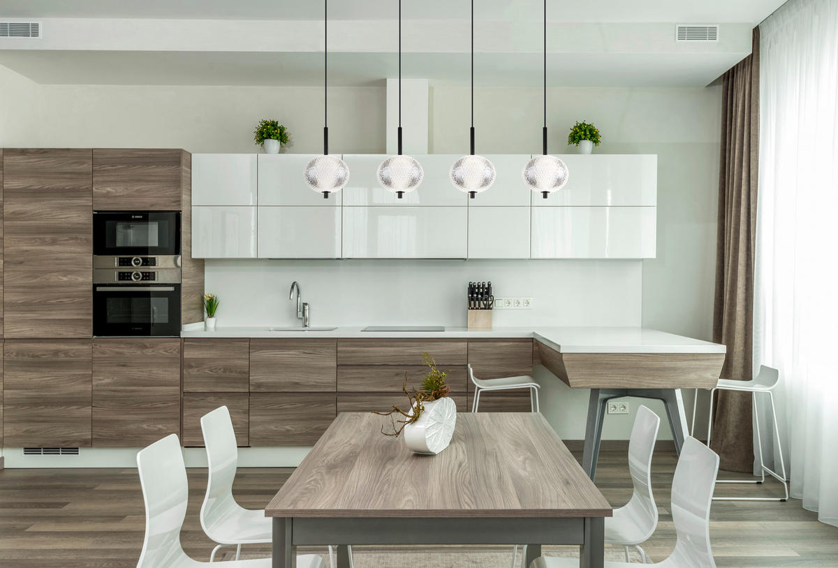 LED-HÄNGLAMPA 85/15/120 cm  - klar/svart, Klassisk, metall/plast (85/15/120cm) - Globo