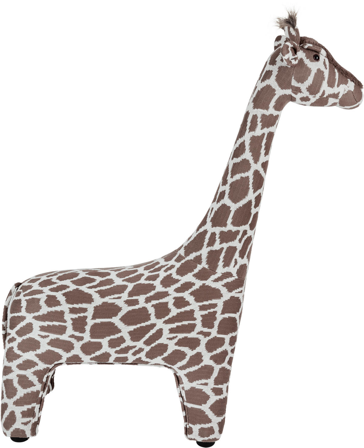 BARNFÅTÖLJ  - vit/brun, Basics, textil (98/125/35cm) - Best Price