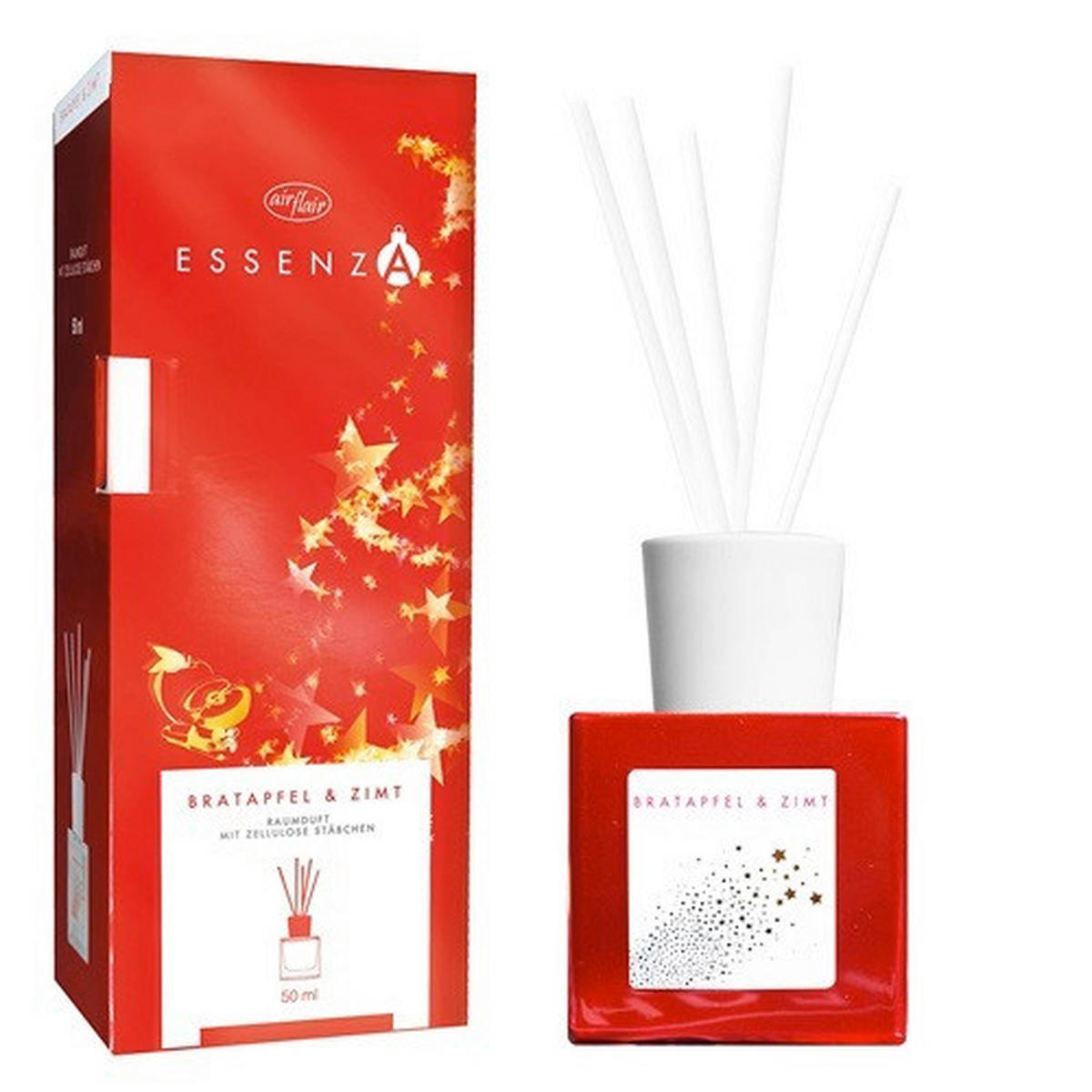 DIFUZOR  50 ml  - crvena, Basics, staklo (50ml) - Essenza