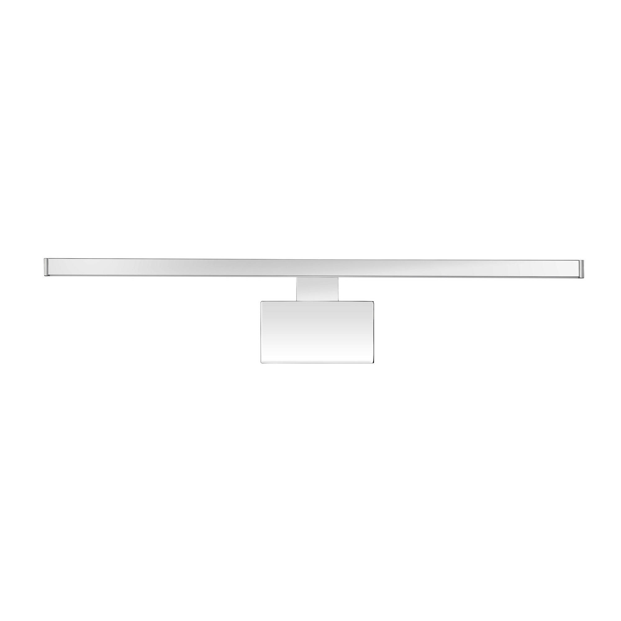 BADEZIMMER-WANDLEUCHTE 14,2/50 cm   - Chromfarben, KONVENTIONELL, Metall (14,2/50cm) - Nordlux