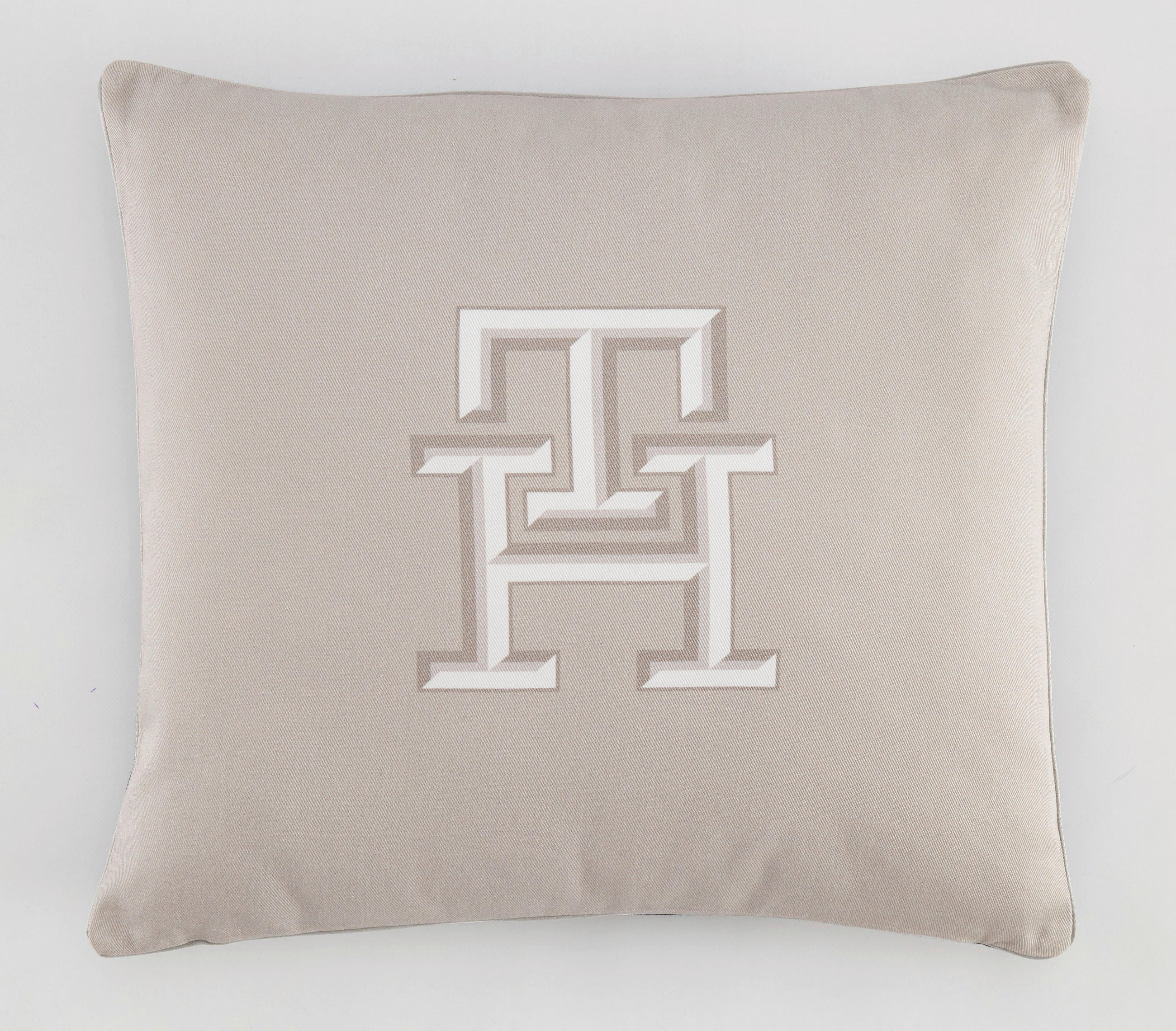 PÁRNAHUZAT 40/40 cm  - bézs/fekete, Design, textil (40/40cm) - Tommy Hilfiger