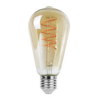 LED FILAMENT ŽARULJA - boje jantara, Design, staklo (6.5/14cm)