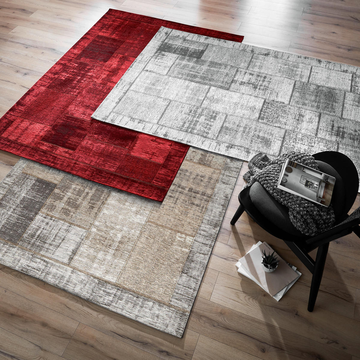 FLACHWEBETEPPICH 155/230 cm Grau  - Grau, Trend, Textil (155/230cm) - Novel