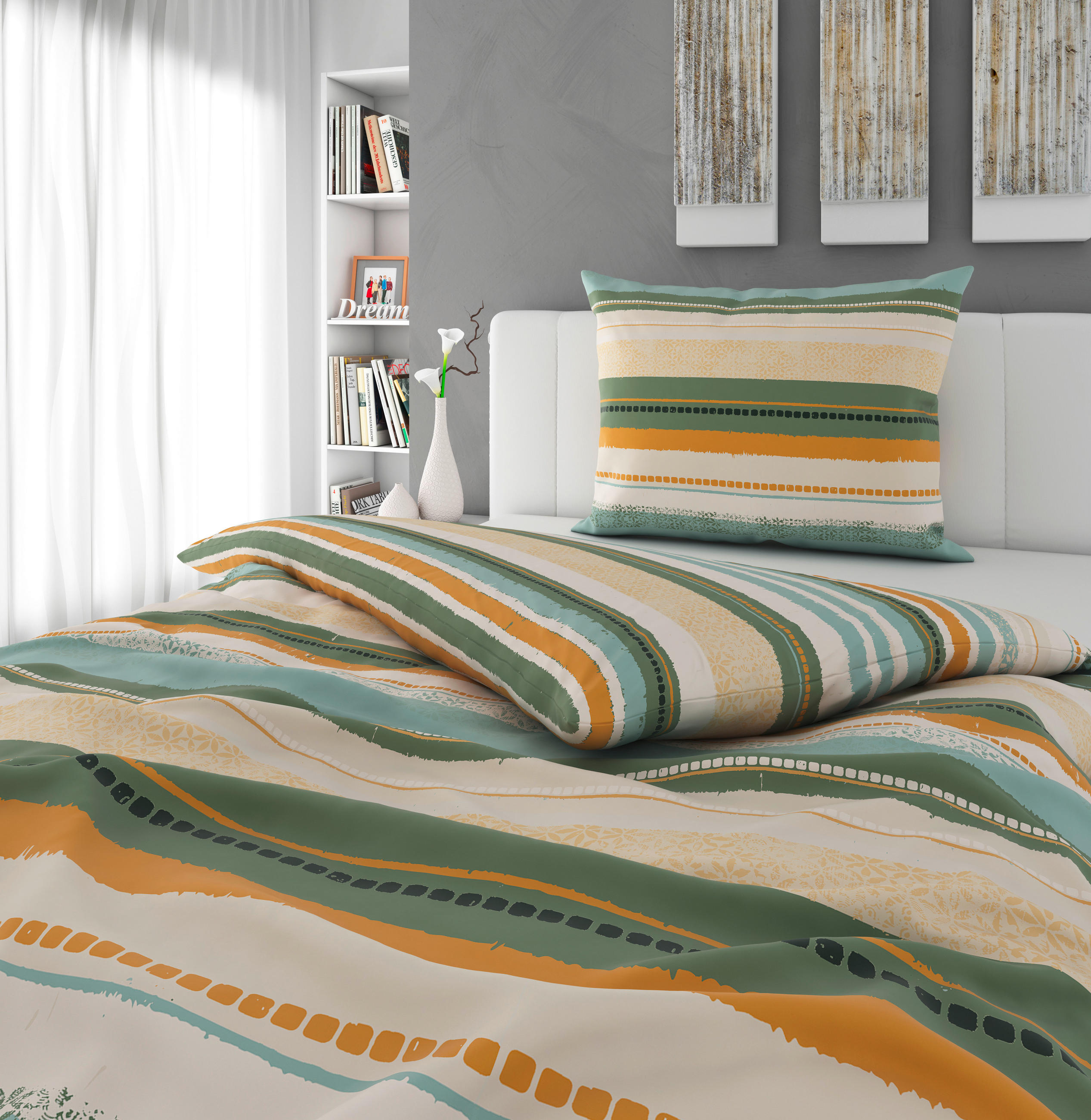 POVLEČENÍ, renforcé, zelená, 140/200 cm - zelená, Basics, textil (140/200cm) - Esposa