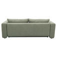 SCHLAFSOFA Flachgewebe Salbeigrün  inkl.  - Salbeigrün/Schwarz, MODERN, Kunststoff/Textil (248/94/109cm) - Carryhome