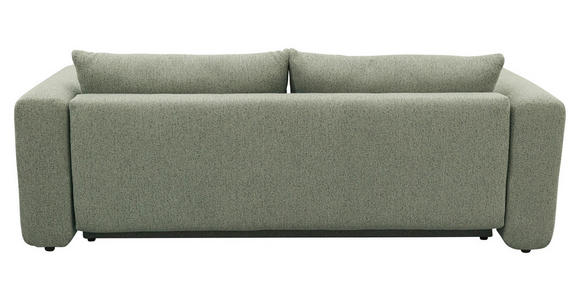 SCHLAFSOFA Flachgewebe Salbeigrün  inkl.  - Salbeigrün/Schwarz, MODERN, Kunststoff/Textil (248/94/109cm) - Carryhome