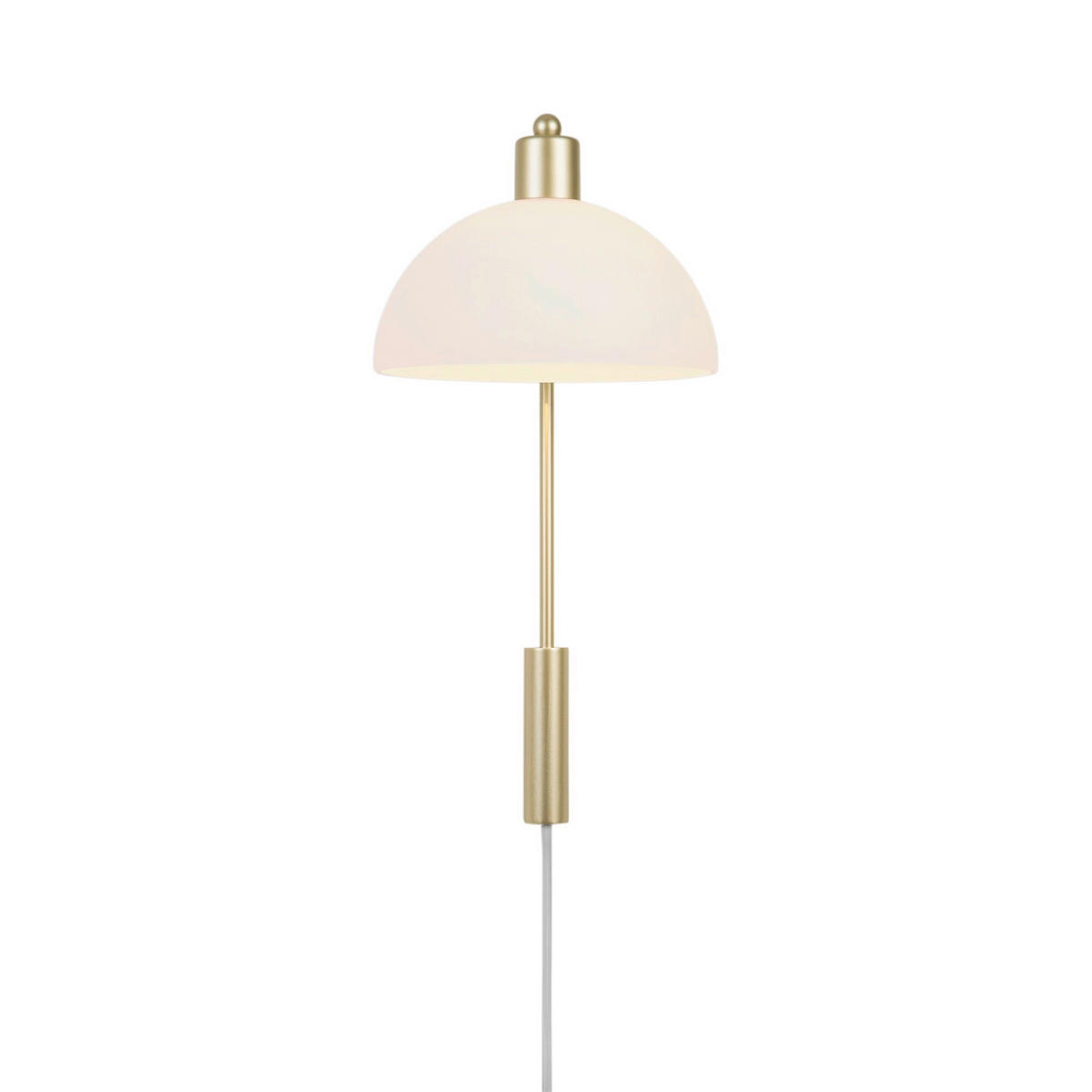 WANDLEUCHTE 26/43 cm   - Weiß, KONVENTIONELL, Glas (26/43cm) - Nordlux