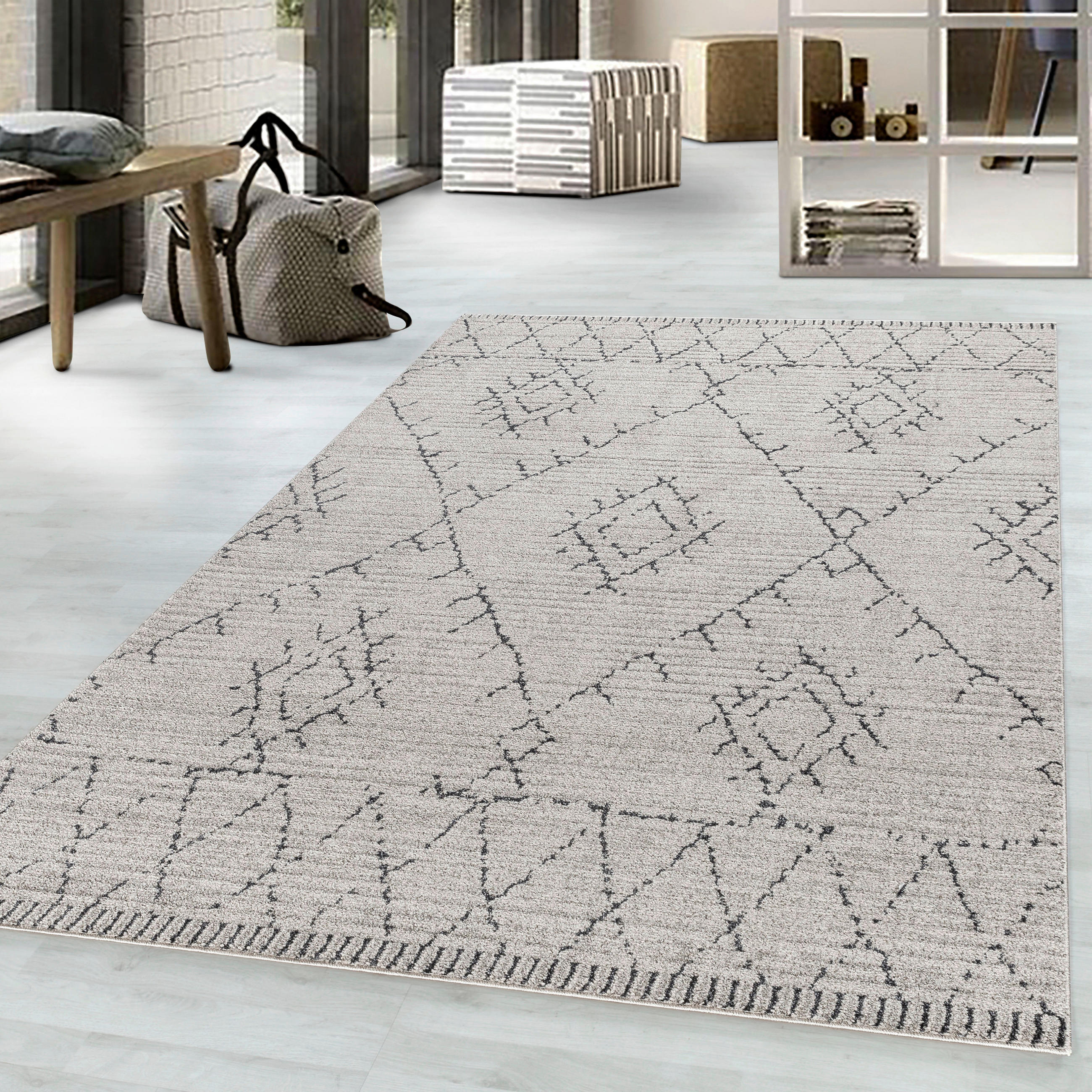 TKANÝ KOBEREC, 160/230 cm, béžová - béžová, Design, textil (160/230cm) - Novel