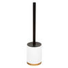 WC-GARNITURA S ŠČETKO - črna/bela, Design, umetna masa (8,8/40/8,8cm) - Homeware