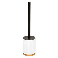 WC-GARNITURA S ŠČETKO - črna/bela, Design, umetna masa (8,8/40/8,8cm) - Homeware
