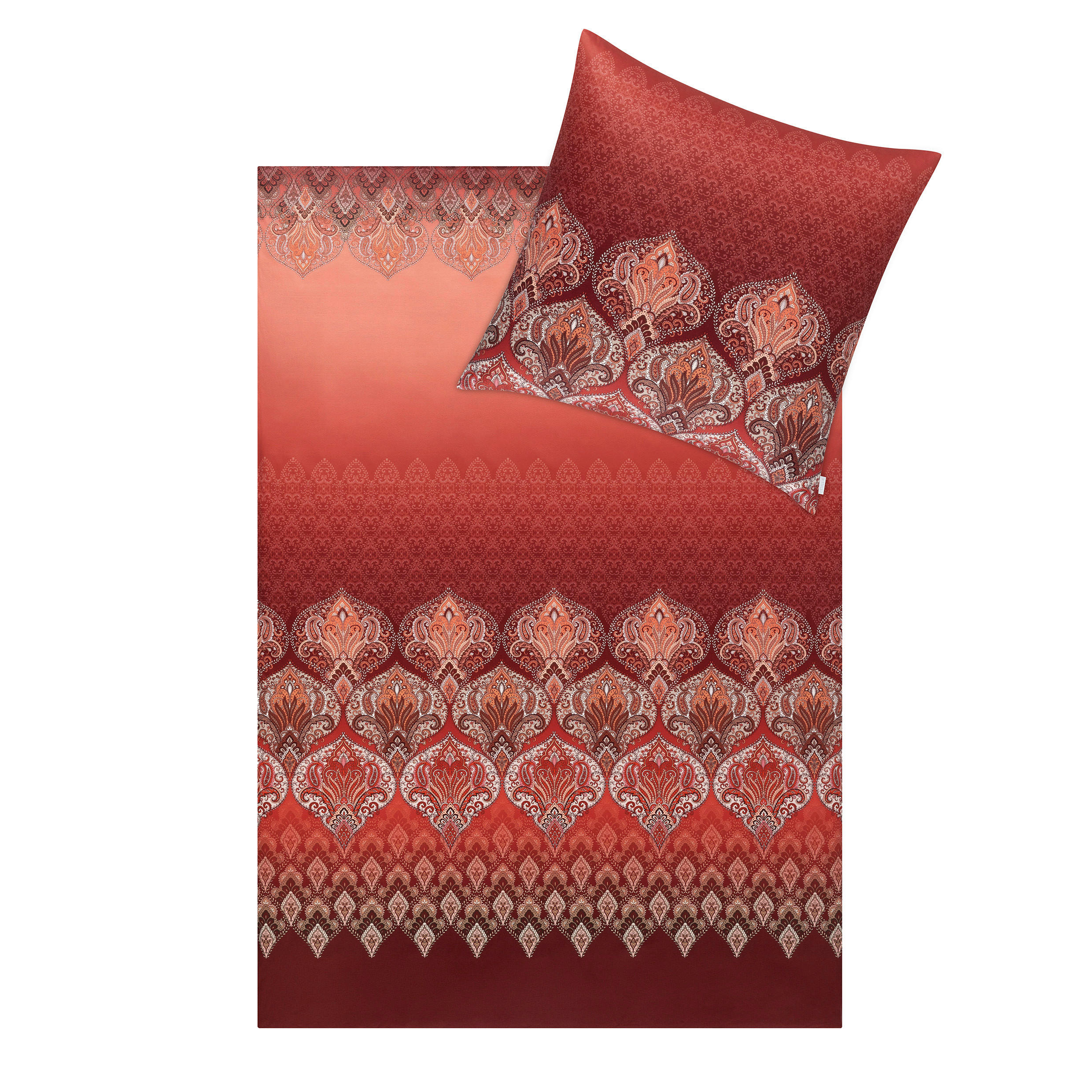 BETTWÄSCHE Atelier Interlock-Jersey 155/200 cm  - Rot, Design, Textil (155/200cm) - Estella