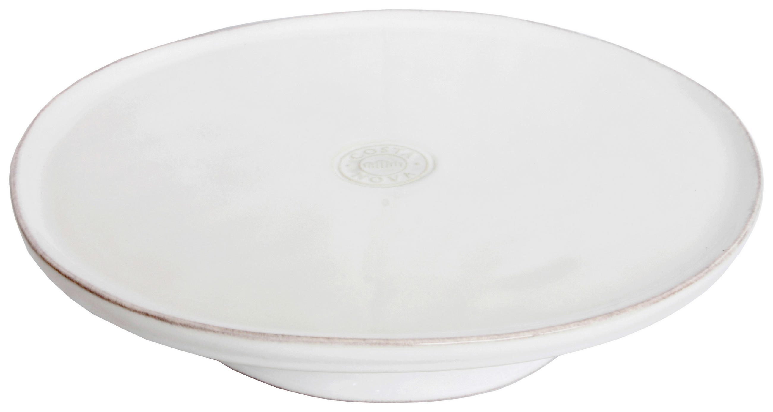 TORTENPLATTE - Weiß Hochglanz, Basics, Keramik (26/6cm) - Costa Nova