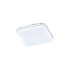 LED-DECKENLEUCHTE     - Weiss Hochglanz/Chromfarben, Konventionell, Glas (29,50/29,50cm) - Fischer & Honsel