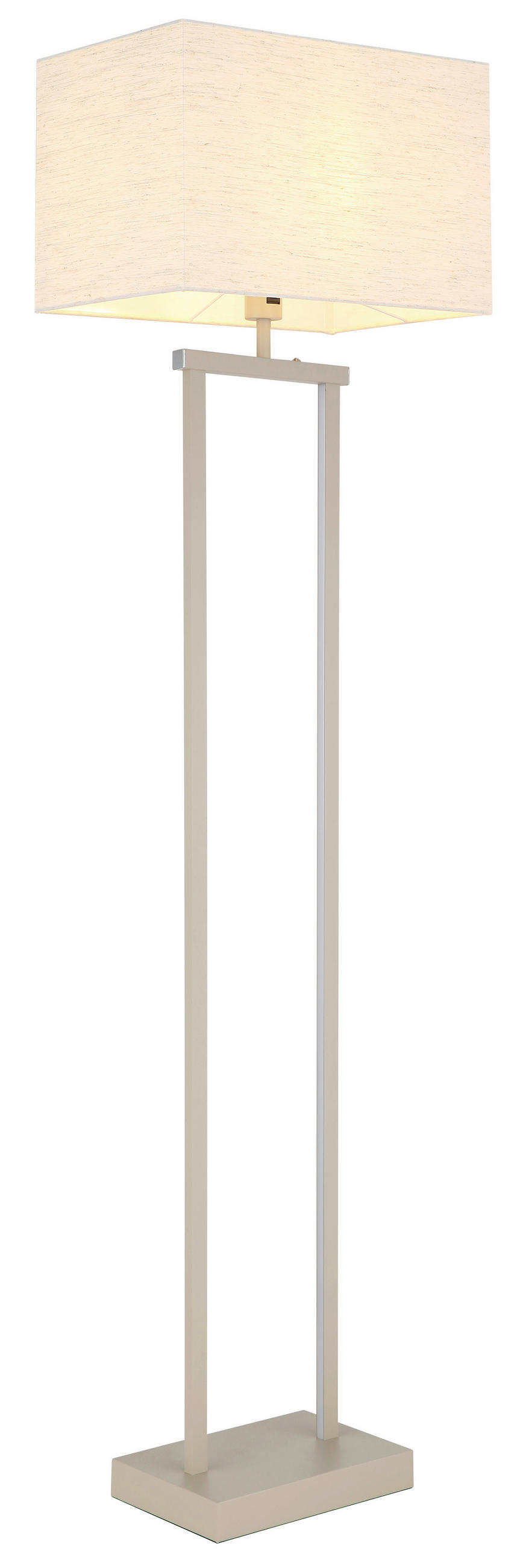 STOJEČA LED-SVETILKA  Sydney   3000 K   - naravne barve/peščene barve, Design, kovina/tekstil (40/27/153cm) - Globo