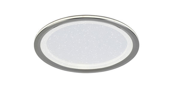 LED-DECKENLEUCHTE 40/6 cm - Chromfarben/Schwarz, Trend, Kunststoff/Metall (40/6cm) - Novel