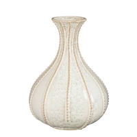 VÁZA  - fehér, Basics, kerámia (26.5/26.5/33.5cm)