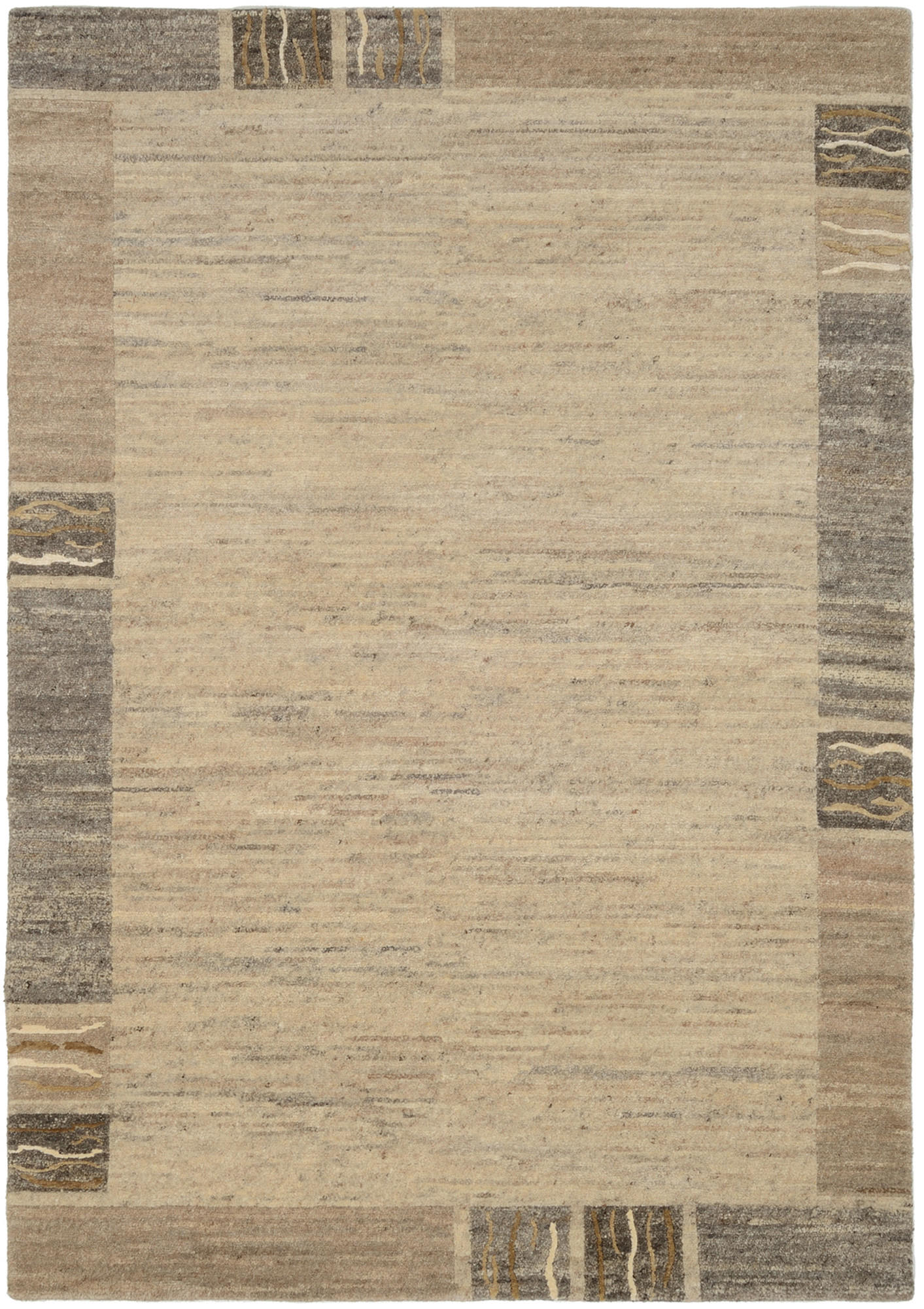 ORIENTTEPPICH 90/160 cm Creme, Naturfarben  - Creme/Naturfarben, Design, Textil (90/160cm) - Cazaris