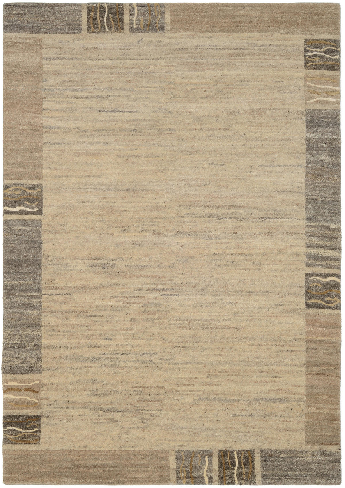 ORIENTTEPPICH 90/160 cm Creme, Naturfarben  - Creme/Naturfarben, Design, Textil (90/160cm) - Cazaris