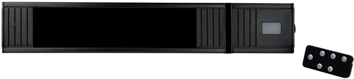 INFRAROTSTRAHLER - Schwarz, Basics, Metall (54/9,4/11cm)