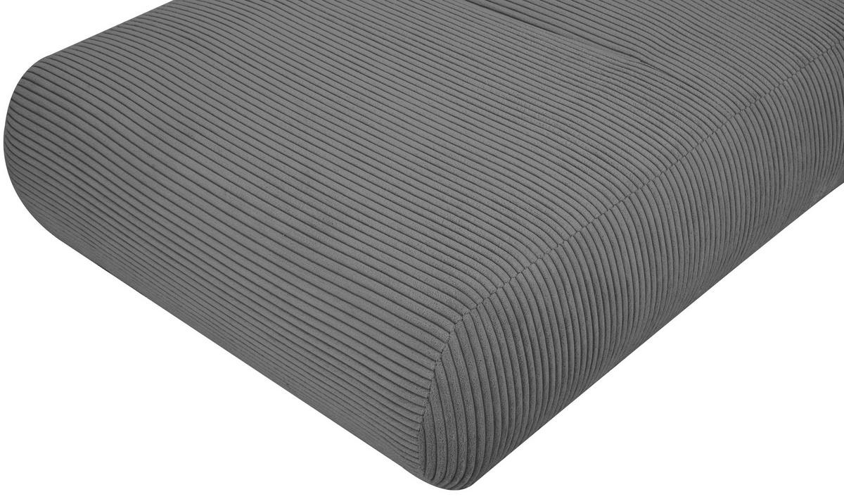 SCHLAFSESSEL in Cord Dunkelgrau  - Dunkelgrau, Design, Textil (81/88/160cm) - Livetastic