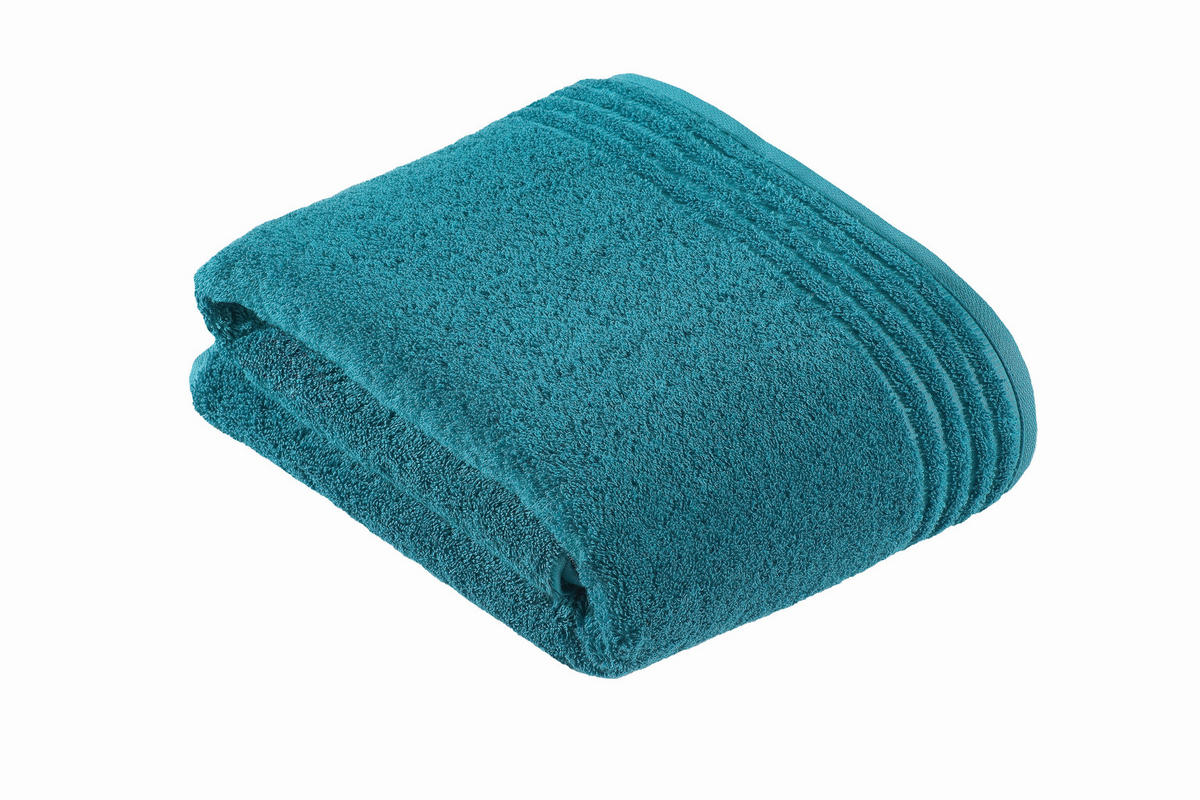 RUČNÍK DO KOUPELNY, 100/150 cm, tyrkysová - tyrkysová, Basics, textil (100/150cm) - Vossen