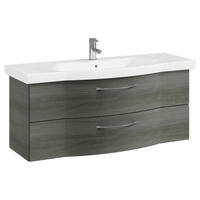 WASCHTISCHKOMBI 122 cm  - Chromfarben/Graphitfarben, KONVENTIONELL, Keramik/Holzwerkstoff (122cm) - Pelipal