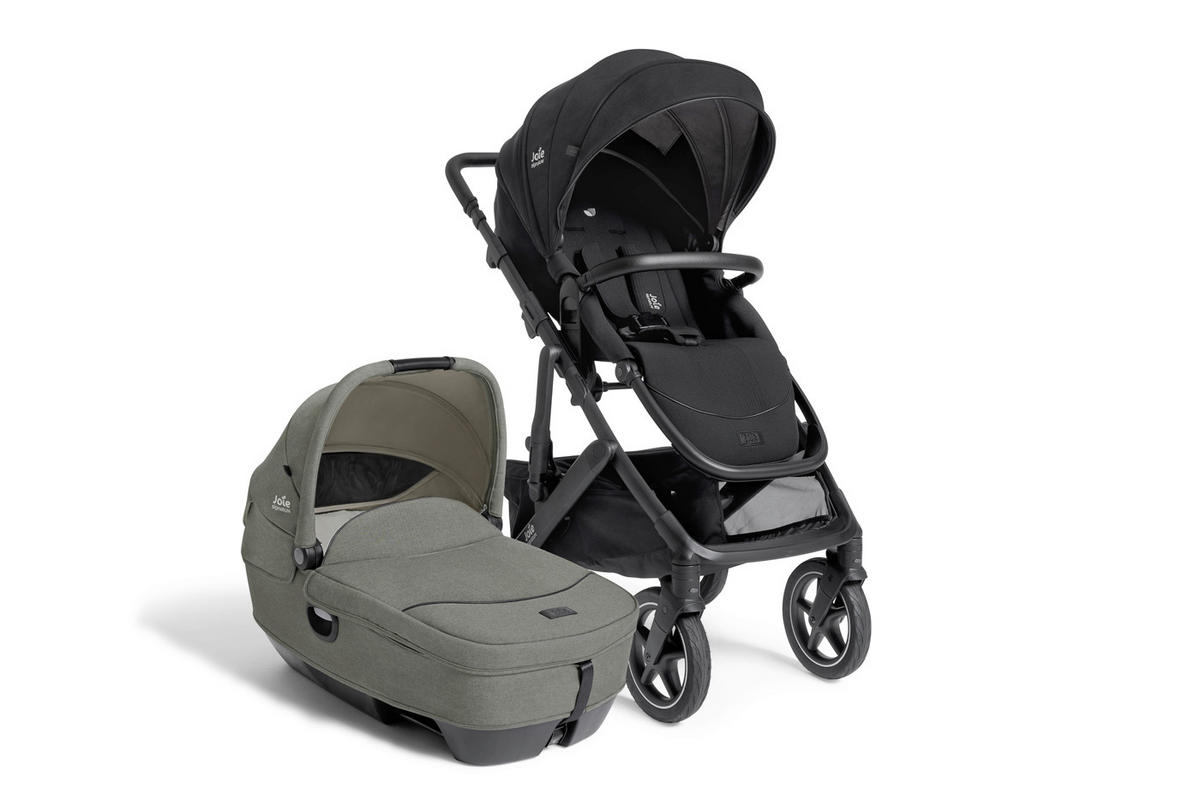 KOMBIKINDERWAGEN  Vinca inkl. Calmi  Evergreen  - Schwarz/Olivgrün, Basics, Kunststoff (82/68/45cm) - JOIE SIGNATURE