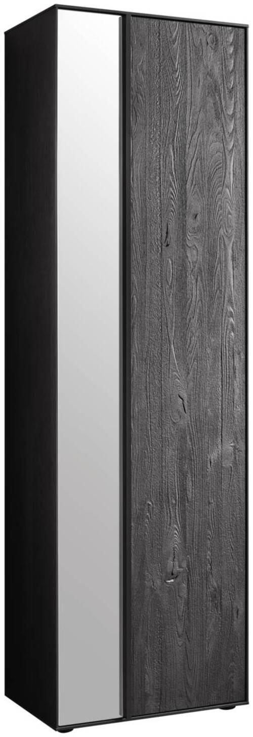 ELŐSZOBASZEKRÉNY 60/196/39 cm  - fekete/antracit, Design, műanyag/Üveg (60/196/39cm) - Johann Jakob