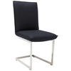 SCHWINGSTUHL  in Nickel Echtleder pigmentiert  - Edelstahlfarben/Beige, Design, Leder/Metall (48/93/65cm) - Ambiente