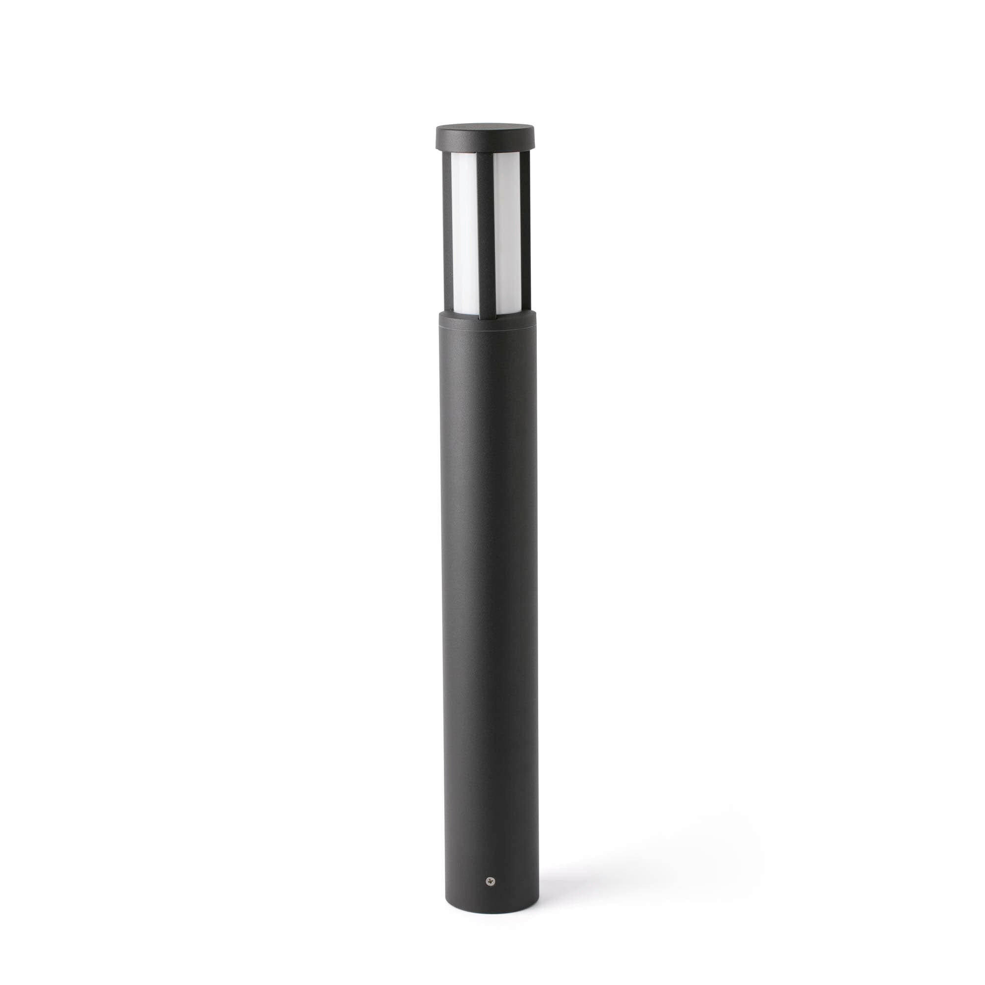 Faro Barcelona Pollerleuchte Dunkelgrau 8x65x8 cm