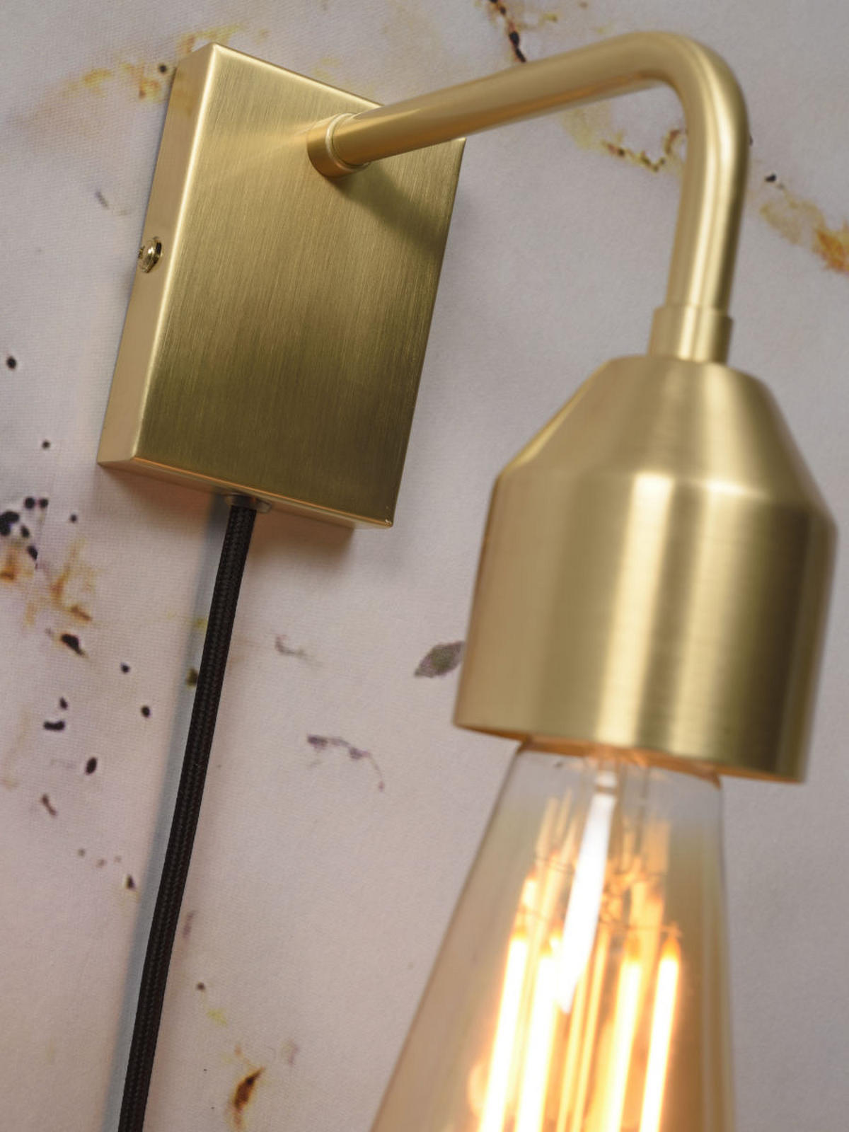 WANDLEUCHTE - Goldfarben, Design, Metall (7/14,7/20,3cm) - It's about Romi