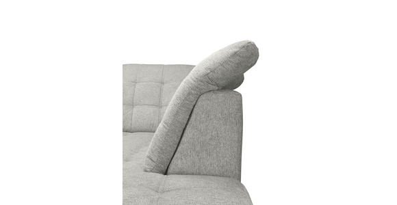 ECKSOFA Beige Chenille - Chromfarben/Beige, KONVENTIONELL, Kunststoff/Textil (260/205cm) - Carryhome